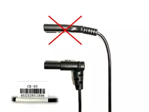 Euro plug type C to C7 90° down, 0,75mm², VDE, black, length 2,00m